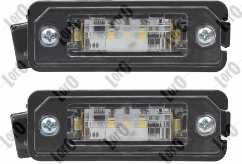 ABAKUS 053-10-900LED - Фонарь освещения номерного знака parts5.com