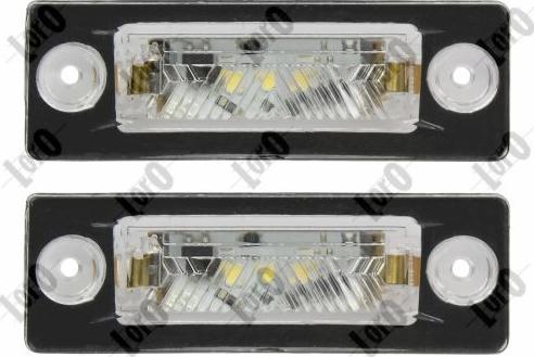 ABAKUS 053-21-900LED - Фонарь освещения номерного знака parts5.com