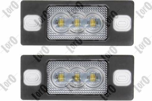 ABAKUS L40-210-0001LED - Фонарь освещения номерного знака parts5.com