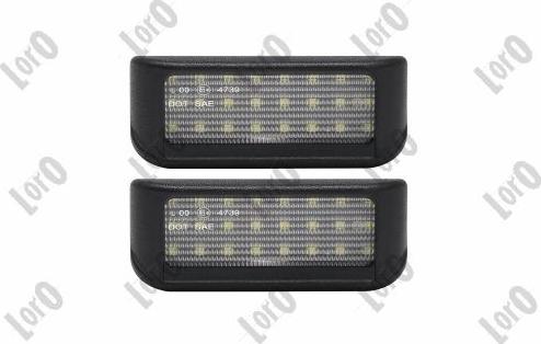 ABAKUS L38-210-0006LED - Фонарь освещения номерного знака parts5.com