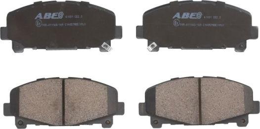 ABE C14057ABE - Тормозные колодки, дисковые, комплект parts5.com