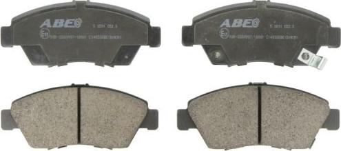 ABE C14033ABE - Тормозные колодки, дисковые, комплект parts5.com