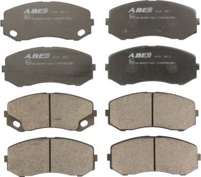 ABE C15047ABE - Тормозные колодки, дисковые, комплект parts5.com