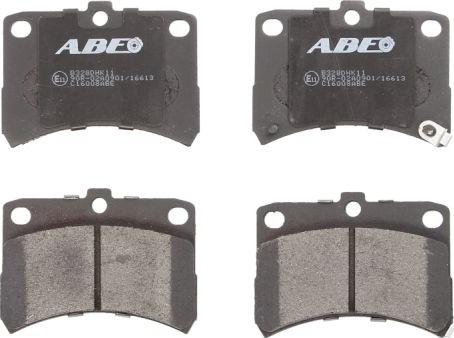 ABE C16008ABE - Тормозные колодки, дисковые, комплект parts5.com