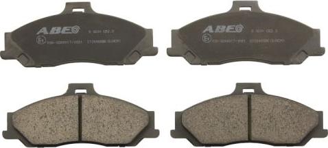 ABE C13048ABE - Тормозные колодки, дисковые, комплект parts5.com