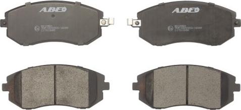 ABE C17013ABE - Brake Pad Set, disc brake parts5.com