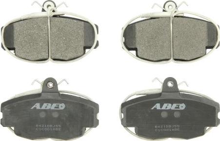 ABE C1C001ABE - Тормозные колодки, дисковые, комплект parts5.com