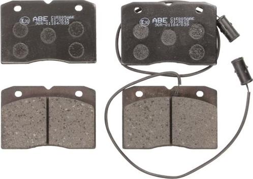 ABE C1E005ABE - Тормозные колодки, дисковые, комплект parts5.com