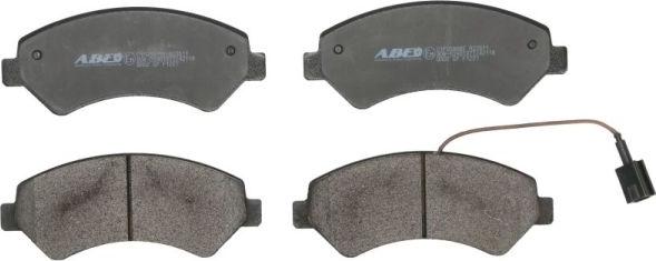 ABE C1F058ABE - Тормозные колодки, дисковые, комплект parts5.com