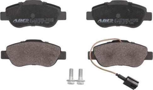 ABE C1F063ABE - Тормозные колодки, дисковые, комплект parts5.com