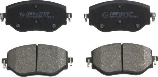 ABE C1R055ABE - Тормозные колодки, дисковые, комплект parts5.com