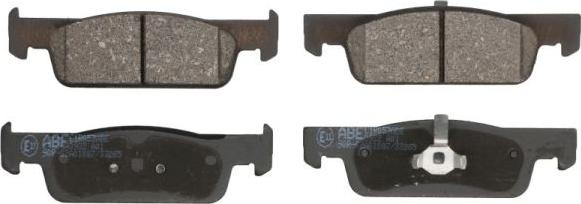 ABE C1R053ABE - Тормозные колодки, дисковые, комплект parts5.com