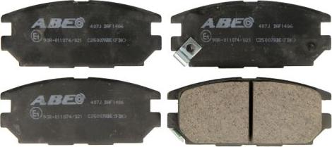 ABE C25007ABE - Тормозные колодки, дисковые, комплект parts5.com