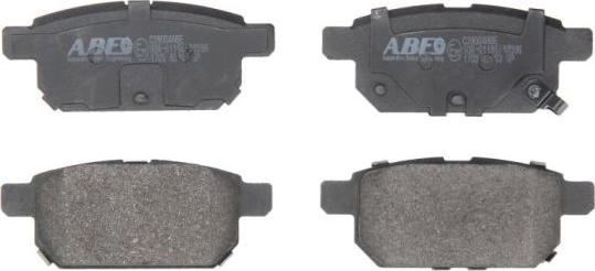 ABE C28004ABE - Тормозные колодки, дисковые, комплект parts5.com