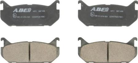 ABE C23007ABE - Тормозные колодки, дисковые, комплект parts5.com