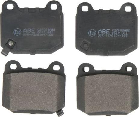 ABE C27008ABE - Тормозные колодки, дисковые, комплект parts5.com