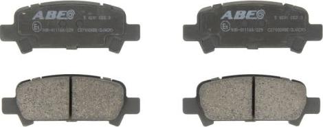 ABE C27002ABE - Brake Pad Set, disc brake parts5.com