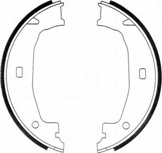 ABE CRB004ABE - Комплект тормозов, ручник, парковка parts5.com