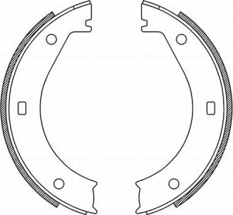 ABE CRB005ABE - Комплект тормозов, ручник, парковка parts5.com