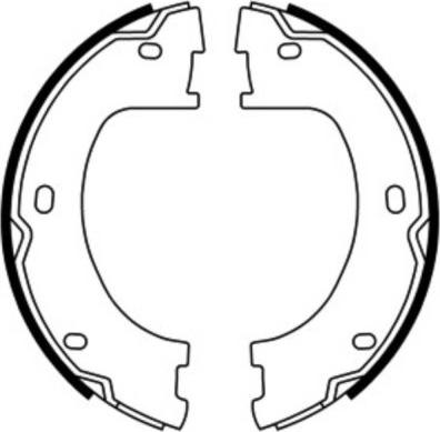 ABE CRM015ABE - Комплект тормозов, ручник, парковка parts5.com