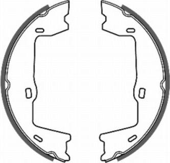 ABE CRX000ABE - Комплект тормозов, ручник, парковка parts5.com