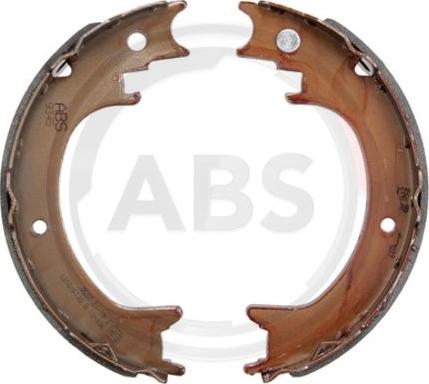 A.B.S. 9345 - Комплект тормозов, ручник, парковка parts5.com