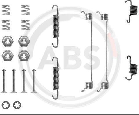 A.B.S. 0651Q - Accessory Kit, brake shoes parts5.com