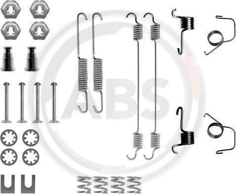 A.B.S. 0617Q - Комплектующие, барабанный тормозной механизм parts5.com