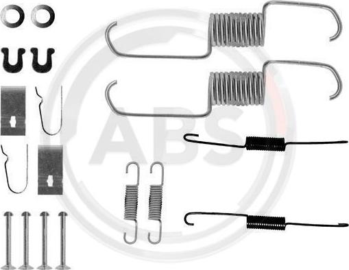 A.B.S. 0743Q - Комплектующие, барабанный тормозной механизм parts5.com