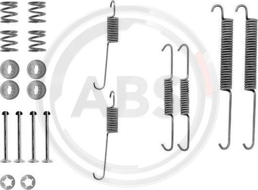 A.B.S. 0754Q - Комплектующие, барабанный тормозной механизм parts5.com