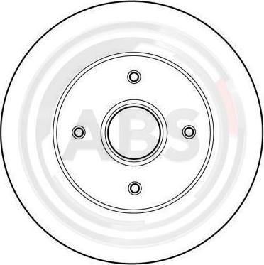 A.B.S. 16058 - Тормозной диск parts5.com