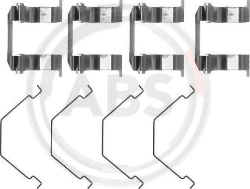 A.B.S. 1158Q - Комплектующие для колодок дискового тормоза parts5.com