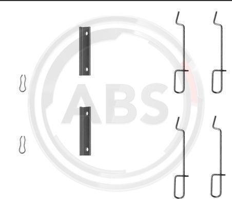 A.B.S. 1125Q - Комплектующие для колодок дискового тормоза parts5.com