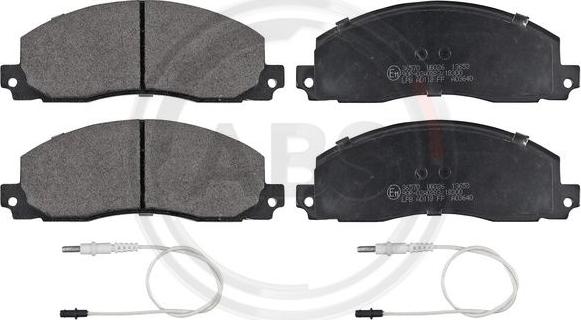 A.B.S. 36570 - Brake Pad Set, disc brake parts5.com