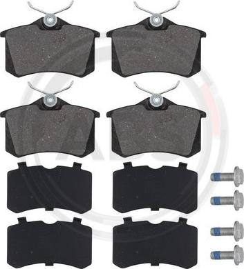 A.B.S. 36623/1 - Brake Pad Set, disc brake parts5.com