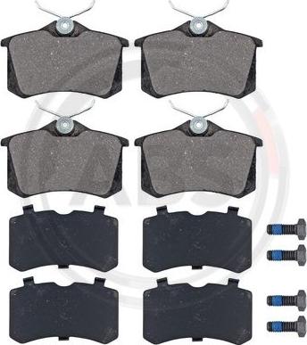 A.B.S. 36623 - Brake Pad Set, disc brake parts5.com