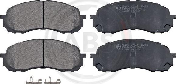 A.B.S. 37443 - Brake Pad Set, disc brake parts5.com