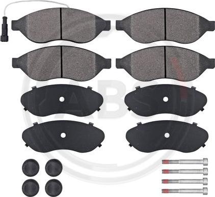 A.B.S. 37577 - Тормозные колодки, дисковые, комплект parts5.com