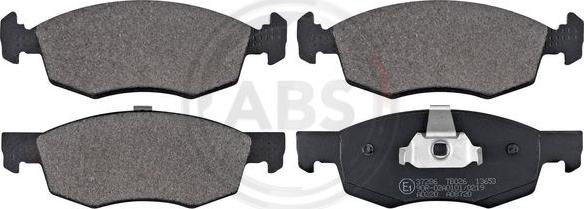 A.B.S. 37286 - Тормозные колодки, дисковые, комплект parts5.com