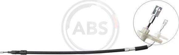 A.B.S. K19757 - Cable de accionamiento, freno de estacionamiento parts5.com