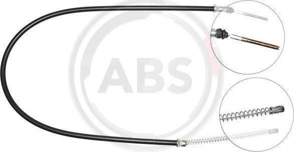 A.B.S. K12598 - Тросик, cтояночный тормоз parts5.com