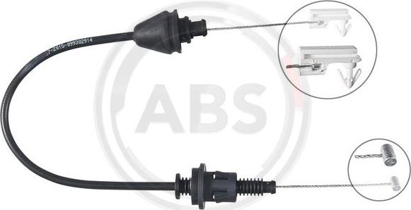 A.B.S. K37550 - Тросик газа parts5.com