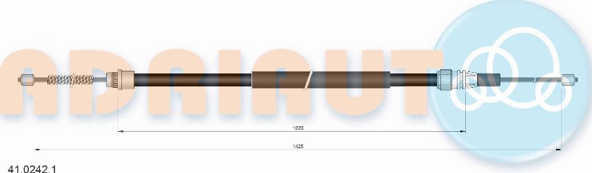 Adriauto 41.0242.1 - Cable, parking brake parts5.com