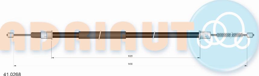 Adriauto 41.0268 - Cable, parking brake parts5.com