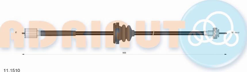 Adriauto 111510 - Тросик спидометра parts5.com