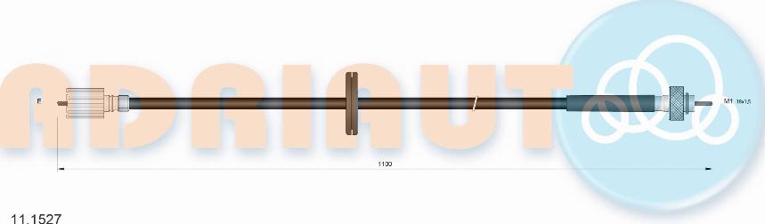 Adriauto 111527 - Тросик спидометра parts5.com