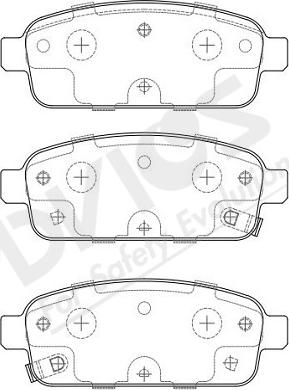 ADVICS-SEA L2N008Y - Тормозные колодки, дисковые, комплект parts5.com