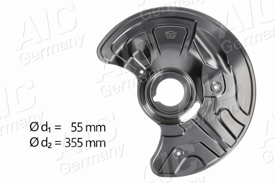 AIC 55195 - Отражатель, защита, тормозной диск parts5.com