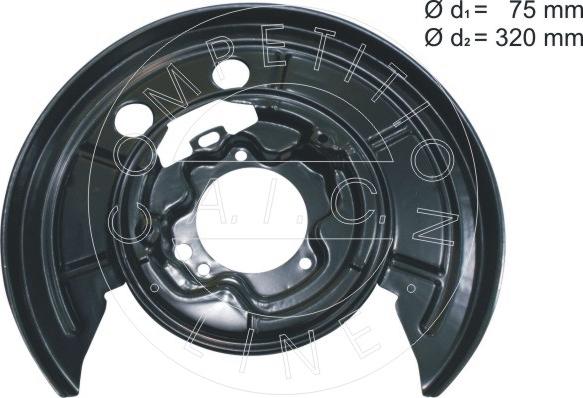 AIC 56431 - Отражатель, защита, тормозной диск parts5.com