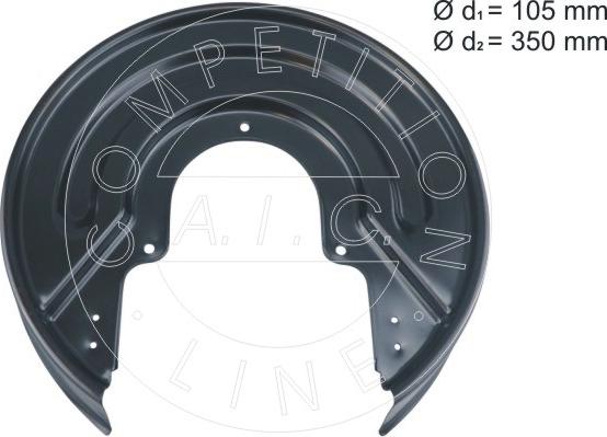 AIC 58189 - Отражатель, защита, тормозной диск parts5.com